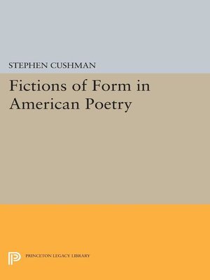 cover image of Fictions of Form in American Poetry